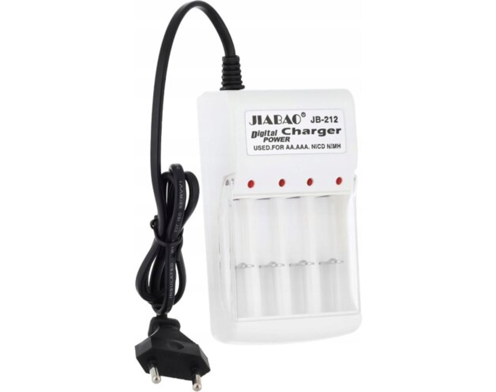 Ładowarka do akumulatorków paluszków AA AAA + 4 akumulatory 600mah 1271