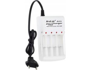 Ładowarka do akumulatorków paluszków AA AAA + 4 akumulatory 600mah 1271