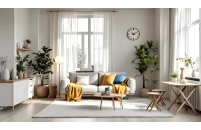 Inspirujące pomysły na salon w stylu skandynawskim