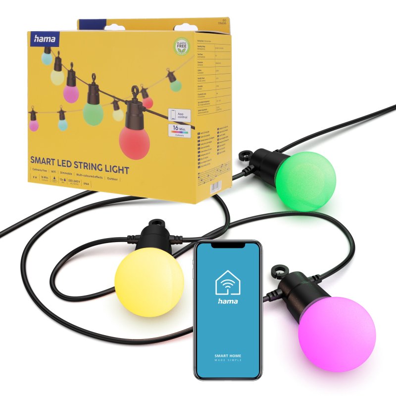 Girlanda LED Hama 8 m RGB WiFi IP44