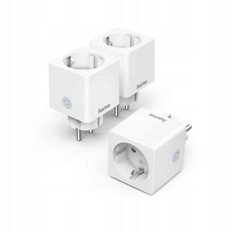 Hama Gniazdo 230V, WiFi, 16A, 3680W, 3 sztuki, recenzja, specyfikacja, opinie