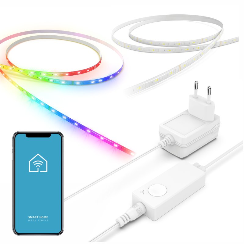 Hama Smart WLAN LED Strip RGBCCT, taśma LED z Matter i 16 milionami kolorów