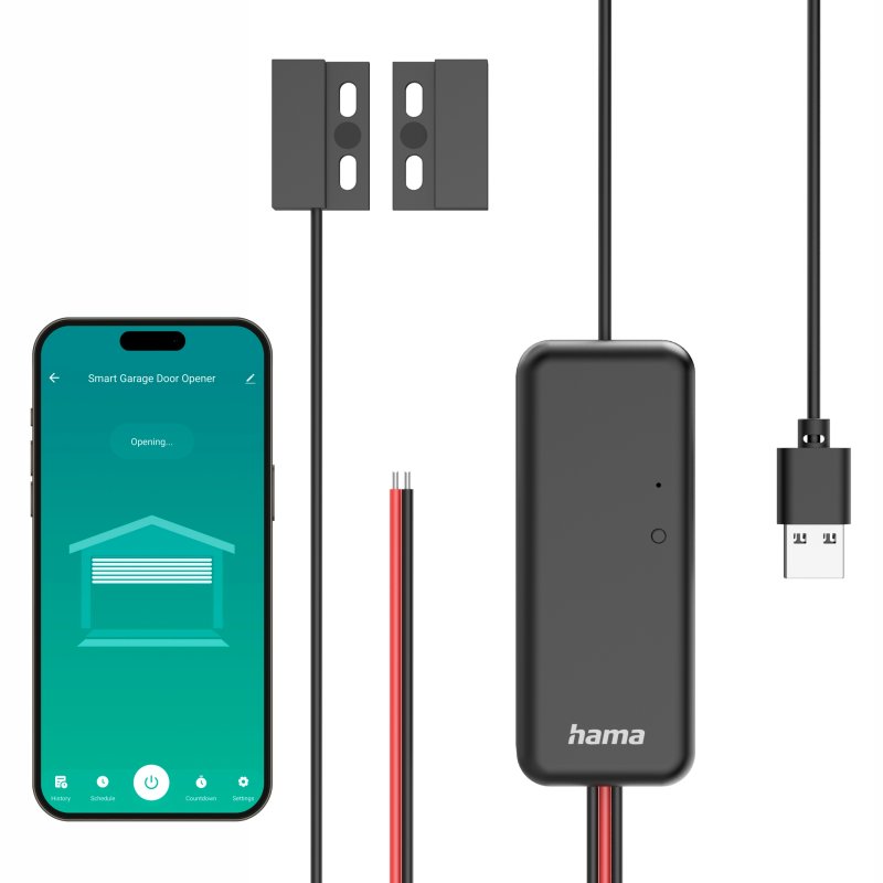 Sterownik Bramy Garażowej Hama Smart WiFi z Geofencingiem i Aplikacją